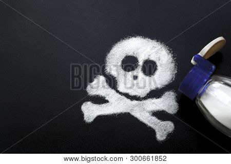 Concept- Diet, Harm To Health Cause Of Excessive Consumption Of Salt