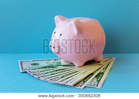 Piggy Bank As Concept Of Money Saving And Budgeting