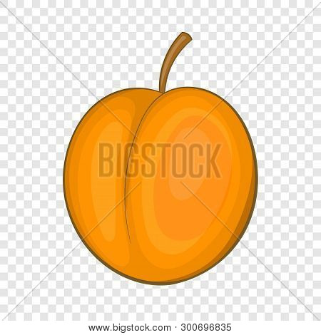 Peach Icon. Cartoon Illustration Of Peach Vector Icon For Web