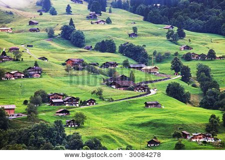 Grindelwald Dorf, Schweiz