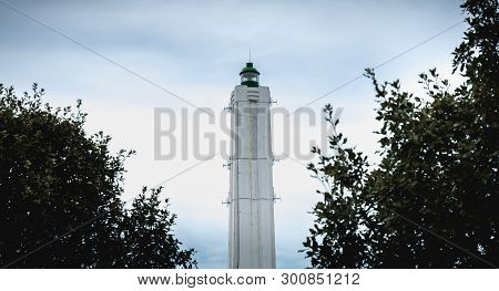 Architecture Detail Of The Corbeaux Lighthouse On The Island Of Yeu