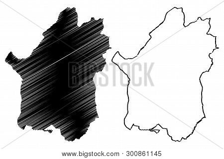 Paktika Province (islamic Republic Of Afghanistan, Provinces Of Afghanistan) Map Vector Illustration
