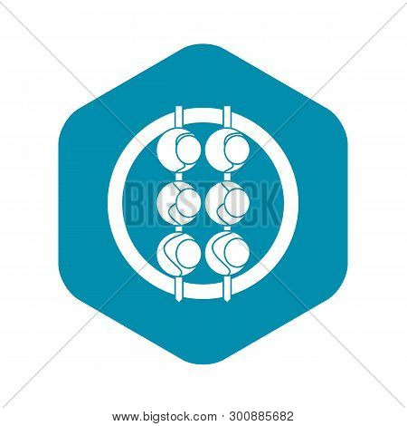 Asian Shashlik Icon. Simple Illustration Of Asian Shashlik Vector Icon For Web