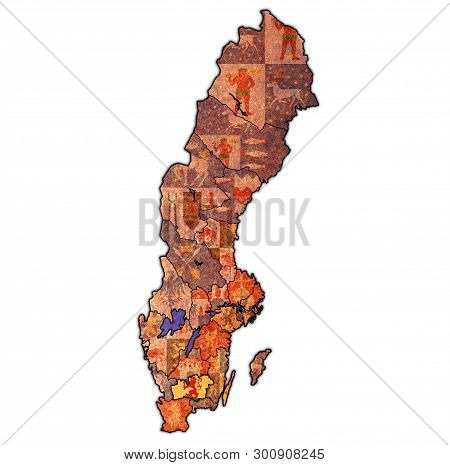 Kronoberg On Map Of Swedish Counties