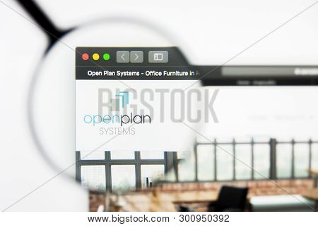 Richmond, Virginia, Usa - 9 May 2019: Illustrative Editorial Of Openplan Systems Website Homepage. O