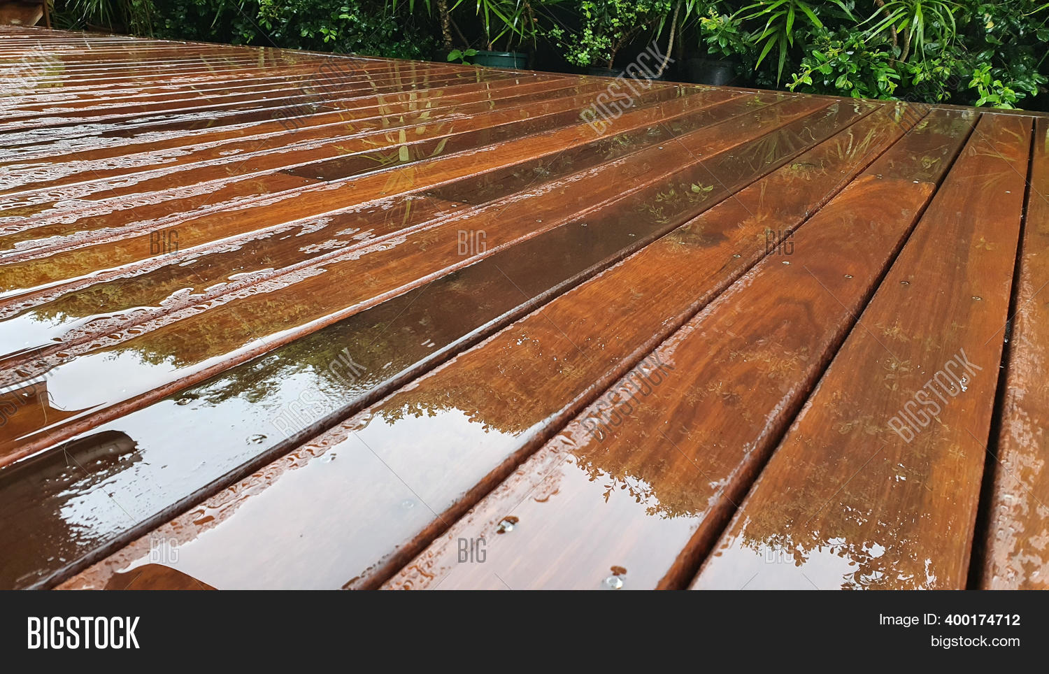 Timber Deck After Rain Image & Photo (Free Trial) Bigstock