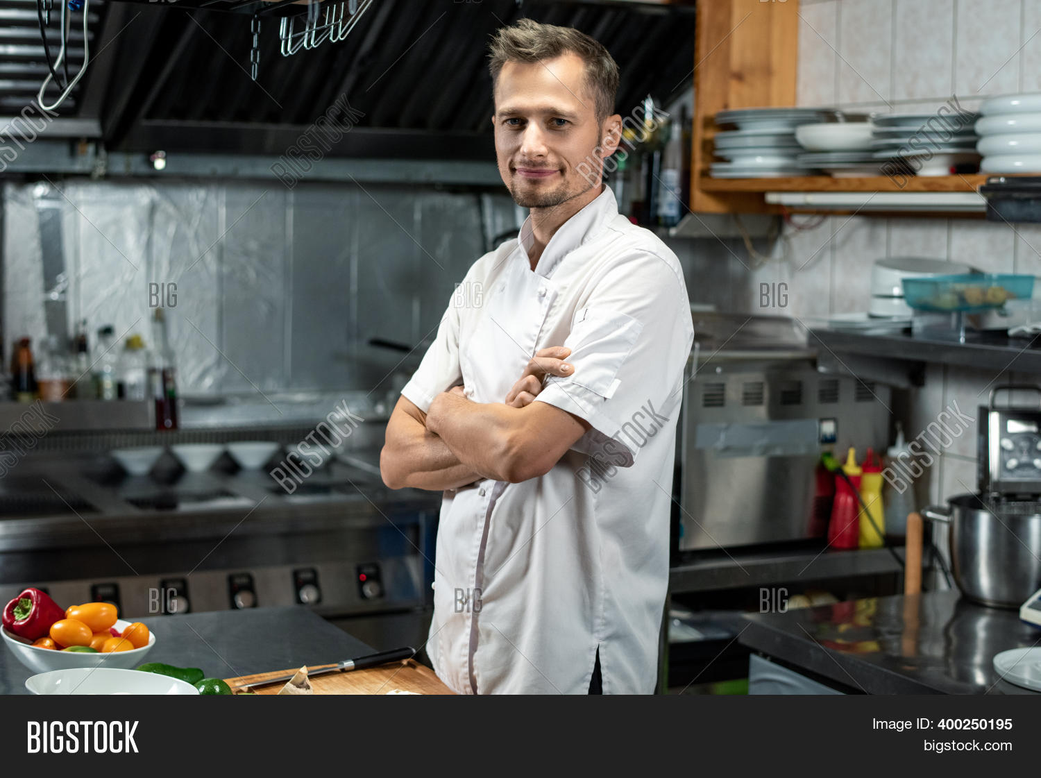 Strong Cheff Young Successful Chef Image & Photo (Free Trial) | Bigstock