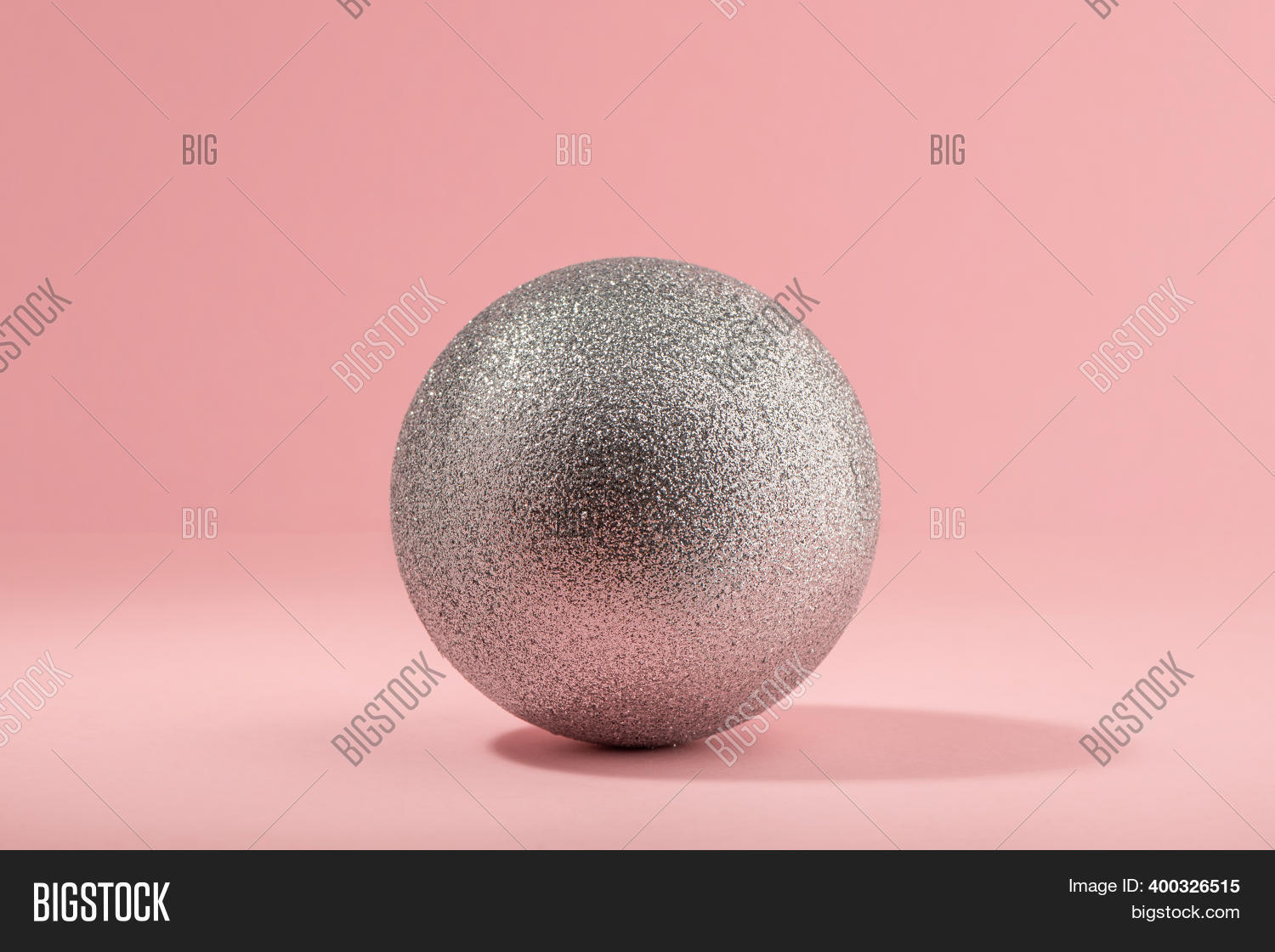 Silver Glitter Ball On Image & Photo (Free Trial) Bigstock