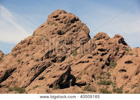 Papago kırmızı kayalar
