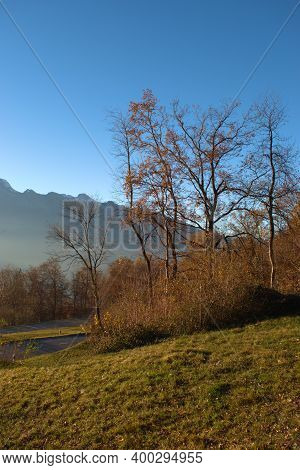 Fantastic Sceneries From The Autumn Mood In Triesenberg In Liechtenstein 18.11.2020