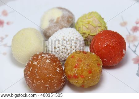 Tasty Multiple Sweet Stock On Plate