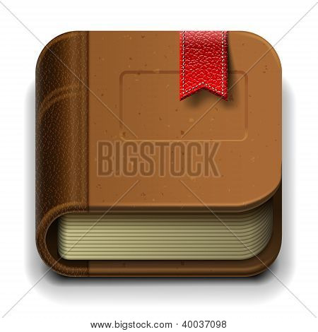 书形图标，矢量图。