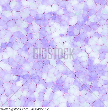 Abstract Seamless Background Of Colorful Spots Like Paving Stones Or Mosaic Glass. Imitation Of Arti