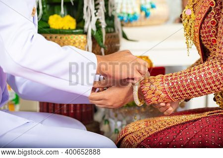 Wedding Dowry, The Dowry Marriage In Thailand, Thailand Wedding, Ceremony.