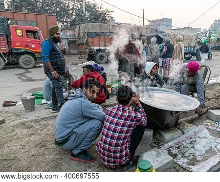 January 2021 Delhi, India
Farmers Are Protesting At Singhu Border Against The New Farm Law In India.