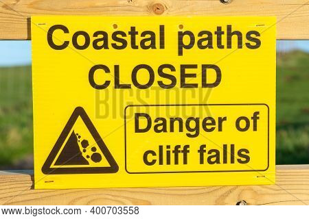 Landslide Warning Sign
