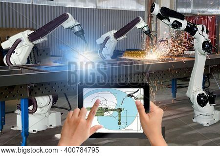 Futuristic Robot Technology Development, Artificial Intelligence Ai, And Machine Learning Concept. G