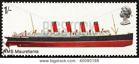 Postage Stamp Gb 1969 R.m.s. Mauretania, British Ship