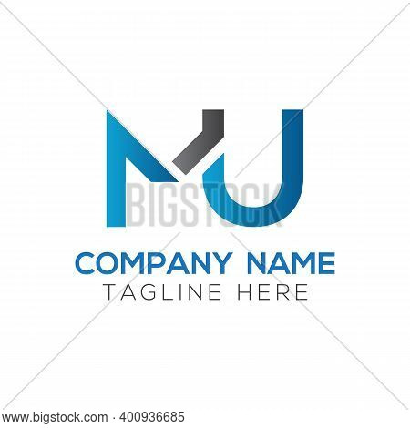 Initial Mu Letter Logo Design Vector Template. Abstract Letter Mu Logo Design