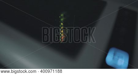 Close-up Of The Computer Case. High Quality Photo