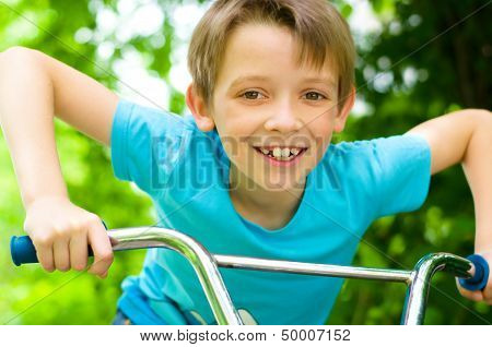 Boy On Bicycle