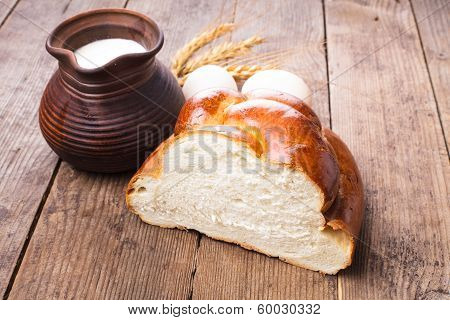 Fresh Loaf Of Challah