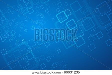 Abstract Blue Hi-tech Background