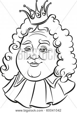 Sketch of the Funny King. Raster image (check my portfolio for options.)