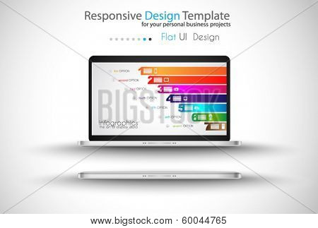 Modern devices mockups fpr your business projects. webtemplates included.