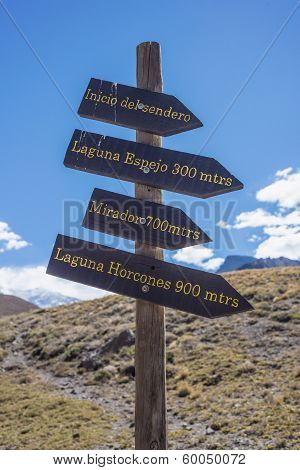 Aconcagua, In The Andes Mountains In Mendoza, Argentina.