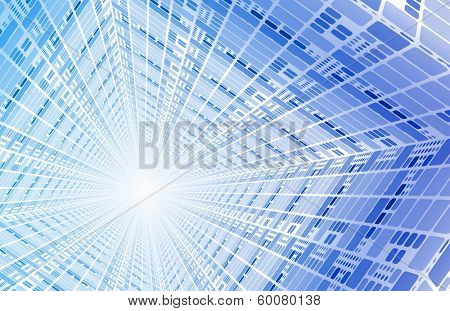 Data Stream of Internet Digital Information Moving