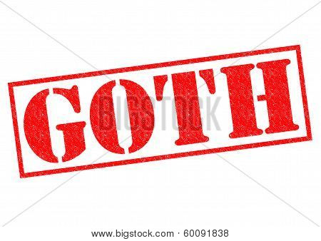 Goth Rubber Stamp