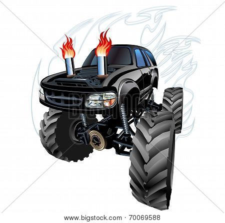 Cartoon Monster Truck