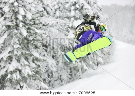 Snowboard Sprung