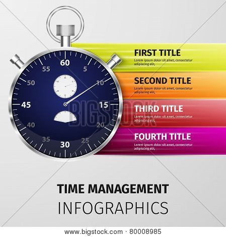 time management infographics