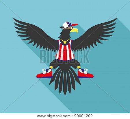 Vector illustration. Eagle.