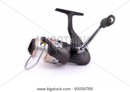 Fishing reel isolated on white background