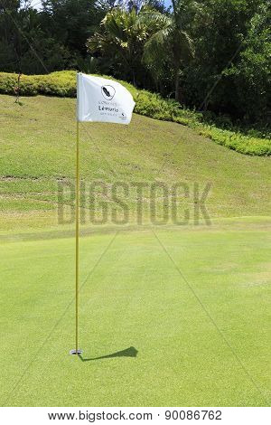 Beautiful golf course at the Constance Lemuria Resort.