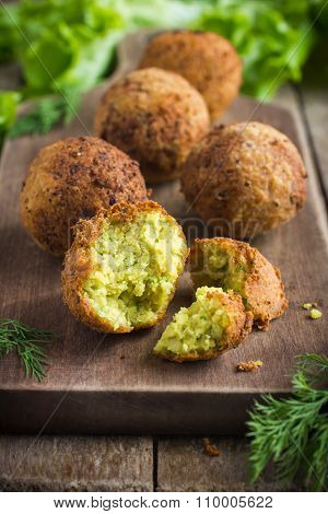 Vegetarian Falafel  With Tzatziki Sauce