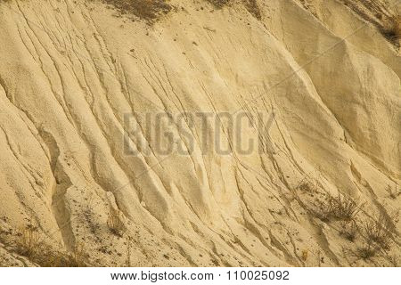 Sand hill closeup