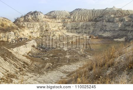 Sand hills landscape