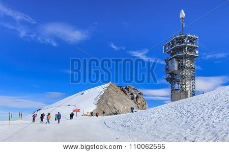 View On The Top Of Mt. Titlis
