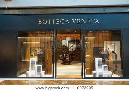 SINGAPORE - NOVEMBER 08, 2015: interior of The Shoppes at Marina Bay Sands. The Shoppes at Marina Bay Sands is one of Singapore's largest luxury shopping malls