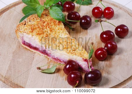 cherry pie slice