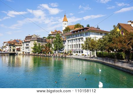 Cityscape Of Town Of Thun