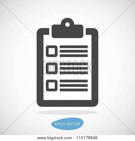 Clipboard Checklist Icon