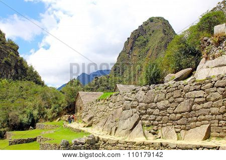 Machu Picchu Panorama Overview. Peru
