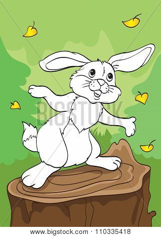Coloring Book Of Tale of Brave Bunny