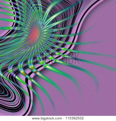 Abstract tentacle pattern