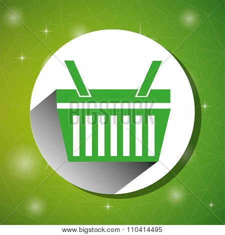 Shopping basket Line icon design